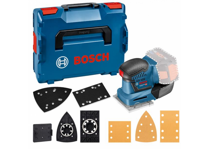 Bosch GSS 18V-10 accu vlakschuurder Body L-Boxx (0.601.9D0.202)