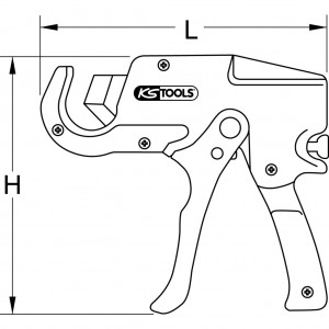 Pijpsnijder kunststof Ø6-35mm KS-Tools (222.1100)