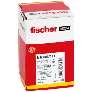 Nagelplug N 6 x 40/10 F /1st Fischer (513840)