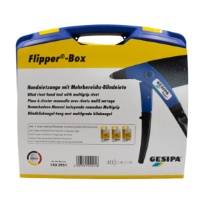 Blindklinktang Gesipa Flipper Box Flipper + ass. rivetten (1433951)