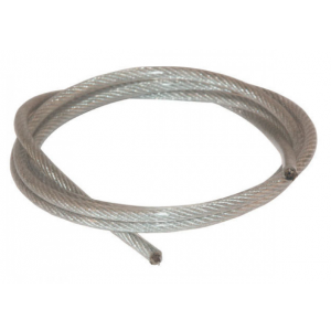Kabel buigzaam staal nylon Ø2.5mmx1m (op haspel per 300m)