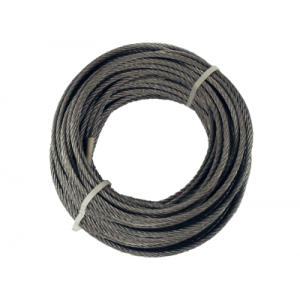 Kabel buigzaam staal verzinkt Ø 1mmx1m (op haspel per 100m)