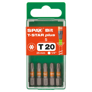 Bit T20 - 25mm /5st SPAX 