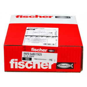 Afstandsschroef FAFS 5.0 x 80 TX25 /st Fischer (558879)