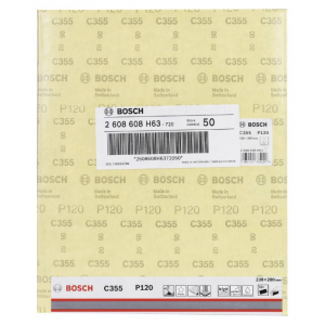 Schuurvel Bosch 230x280mm C355 K120 /1st (2.608.608.H63) Coatings+Composites