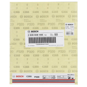 Schuurvel Bosch 230x280mm C355 K320 /1st (2.608.608.H66) Coatings+Composites