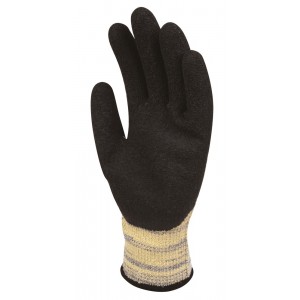 Handschoen venicut52 geel/zwart mt 9 