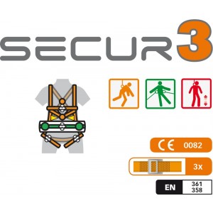 Veiligheidsharnas SECUR 3 Securx (SX 102104)