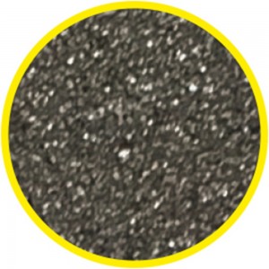 Plakijzer PVC zwart rubber 270x135x10mm Pinguin