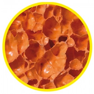 Plakijzer PVC met oranje spons 270x135x17mm Pinguin