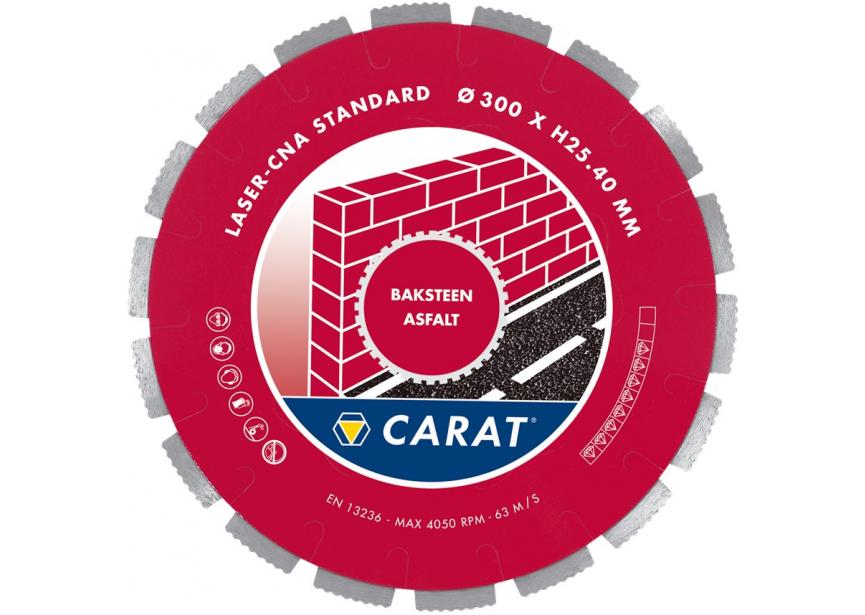 Diamantschijf baksteen/asfalt Ø350x25.4 CNA standard CARAT