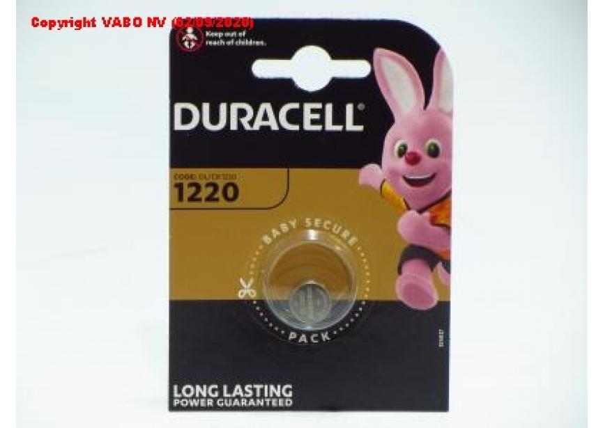 Batterij Duracell DL 1220 (1bli/1bat)