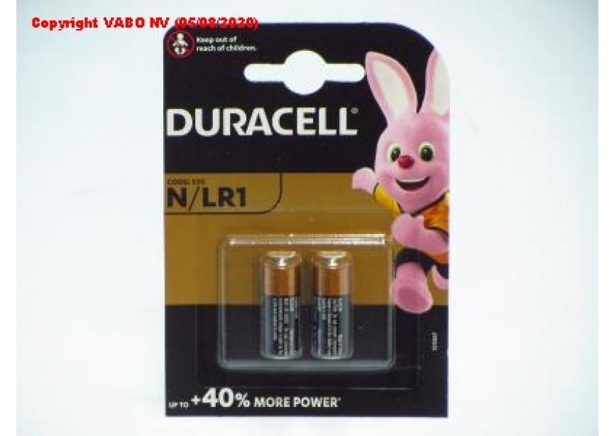 Batterij Duracell N/LR1 (1bli/2bat)