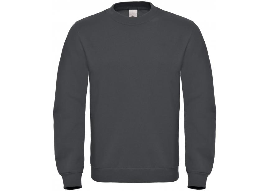 Sweater antraciet L BC 280g/m²