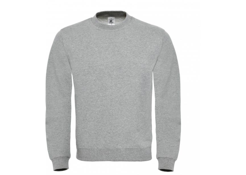 Sweater grijs L BC 280g/m²