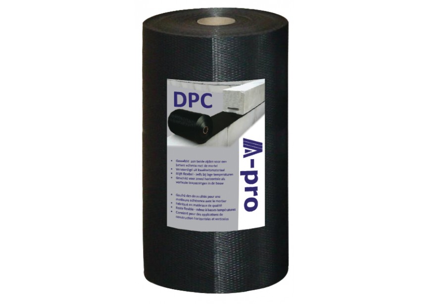 DPC-folie gewafeld 30mx500mm 