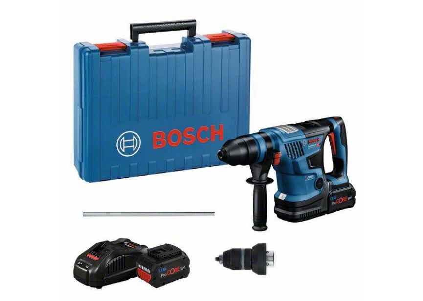 Bosch GBH 18V-34 CF accu boorhamer 2x5.5Ah ProCORE in koffer(0.611.914.003)