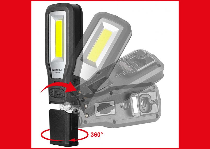 Werkplaatslamp LED 550lum KS-Tools (150.4490)