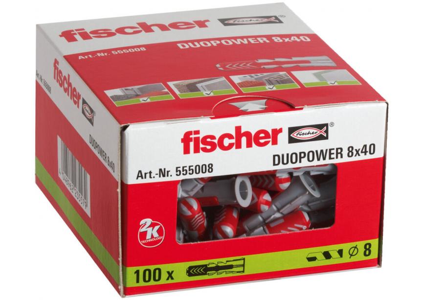 Plug Duopower 8 x 40 /1st Fischer (535455)
