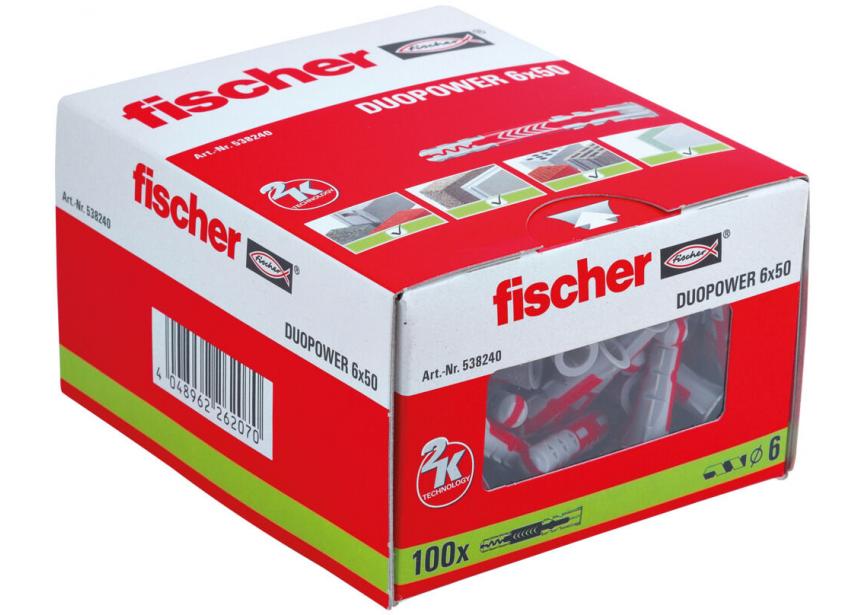 Plug Duopower 6 x 50 /1st Fischer (538240)