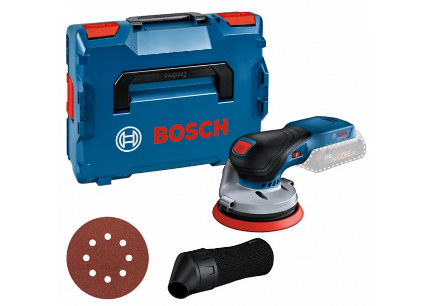 Bosch GEX 18V-125 excenterschuurder Body L-Boxx (0.601.372.200)