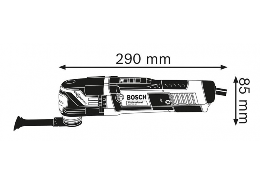 Bosch GOP 55-36 SLM/P multitool + acc. (0.601.231.101) L-Boxx
