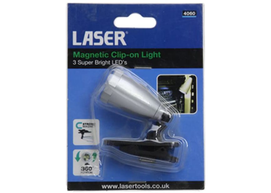 Led Lamp Clip-On Magnetisch La4060 Laser Tools