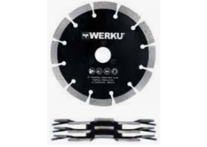 Muurfrees Werku WK403230 - part° P drievoudig-blad Ø150x22mm