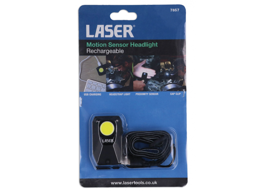 Hoofdlamp met sensor LA7857 Laser Tools (55 Lumen)