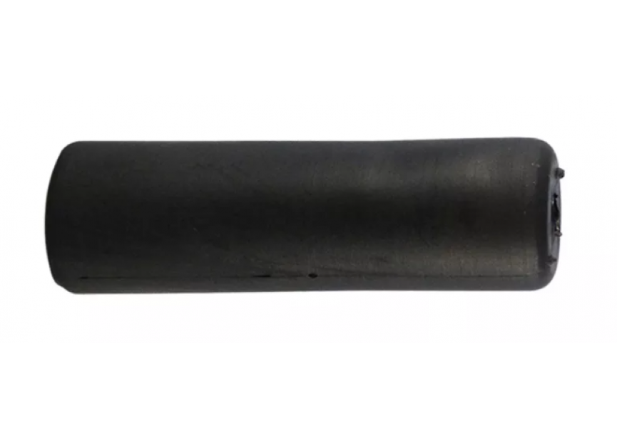 Handgreep steekkar rubber zwart Ø22mm 