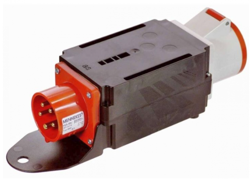 Adapter Mixo CEE 400V-16A-5p in/CEE 400V-32A-5p uit