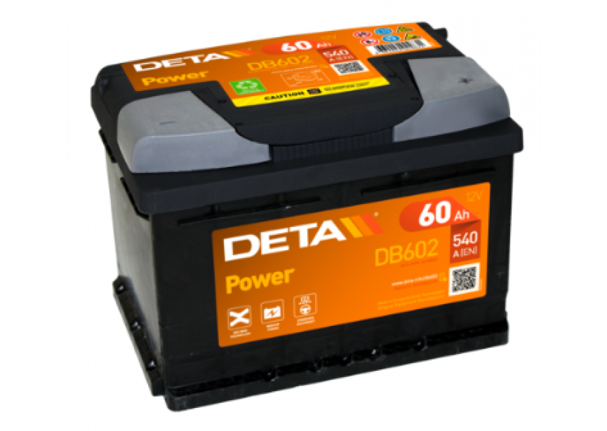 Batterij 12v 60Ah 540A 