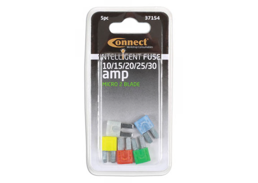 Assort. steekzekering micro LED /5st Connect 37154