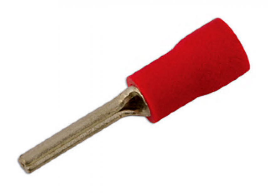 Kabelschoen pen 12mm rood /100st (0.5-1.5mm²) Connect 30153