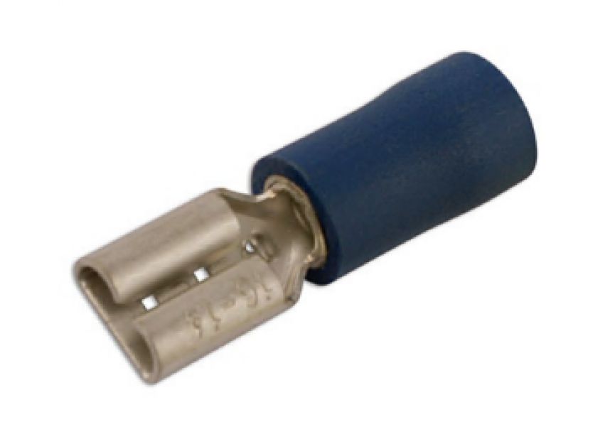 Kabelschoen huls 4.8mm blauw /100st (1.5-2.5mm²) Connect 30170