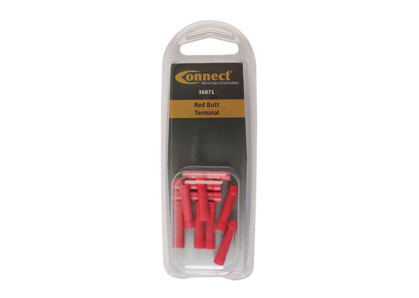 Kabelschoen verbinder rood /10st (0.5-1.5mm²) Connect 36871