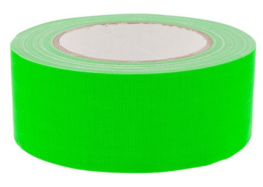 Duct tape 48mmx50m fluo groen Proclima (80 mesh)