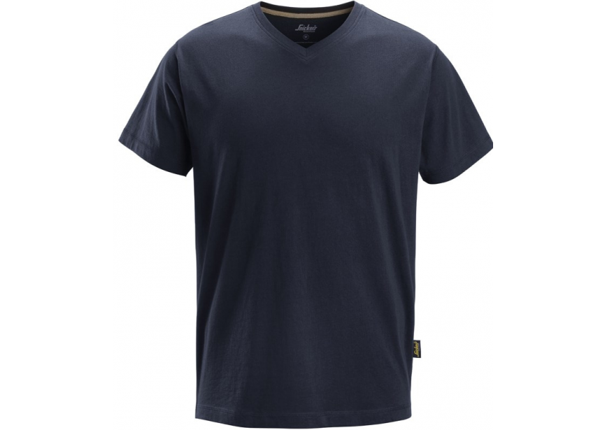 T-shirt V-hals 2512-9500-005 M marineblauw