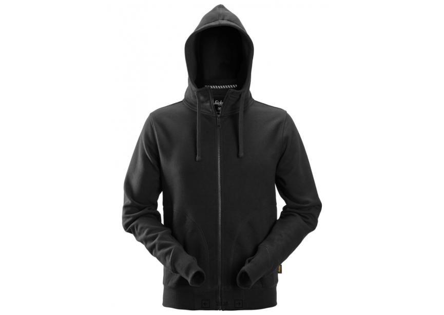 Sweater AW Hoodie rits 2890-0400-007 XL zwart
