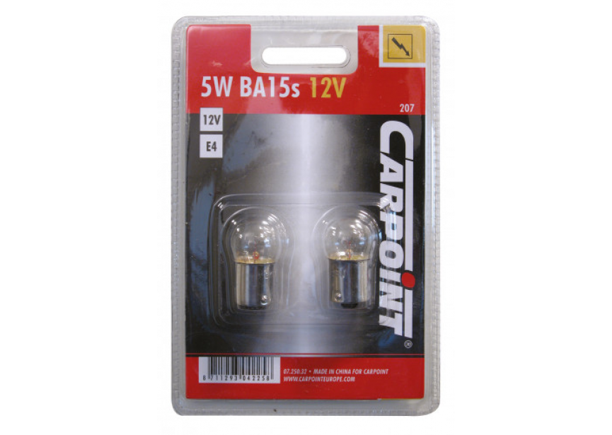 Autolamp 12V-5W-BA15s /2st (07.250.32)