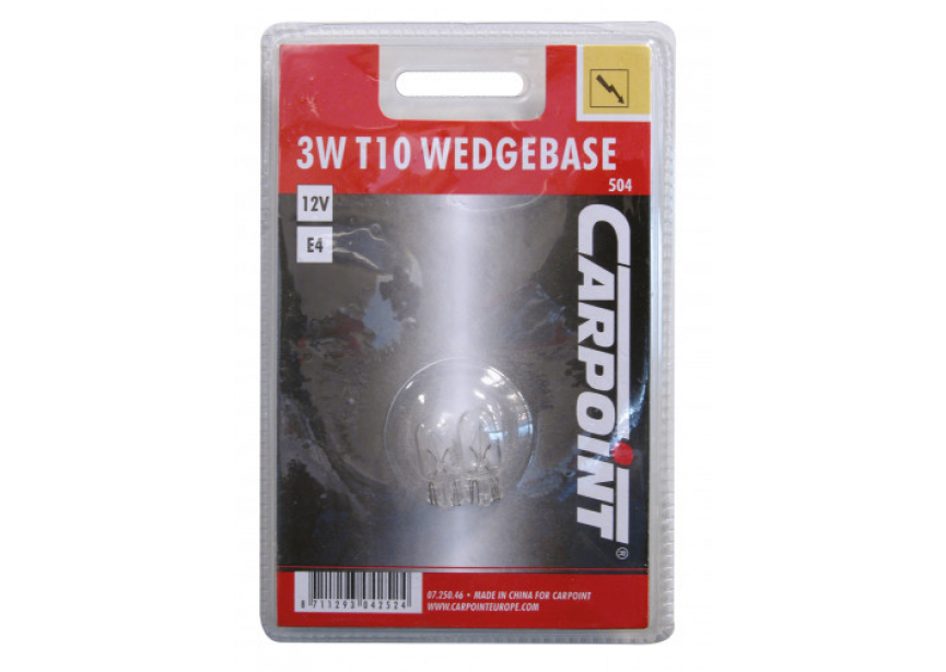 Autolamp 12V-3W-T10 wedgebase /2st (07.250.46)
