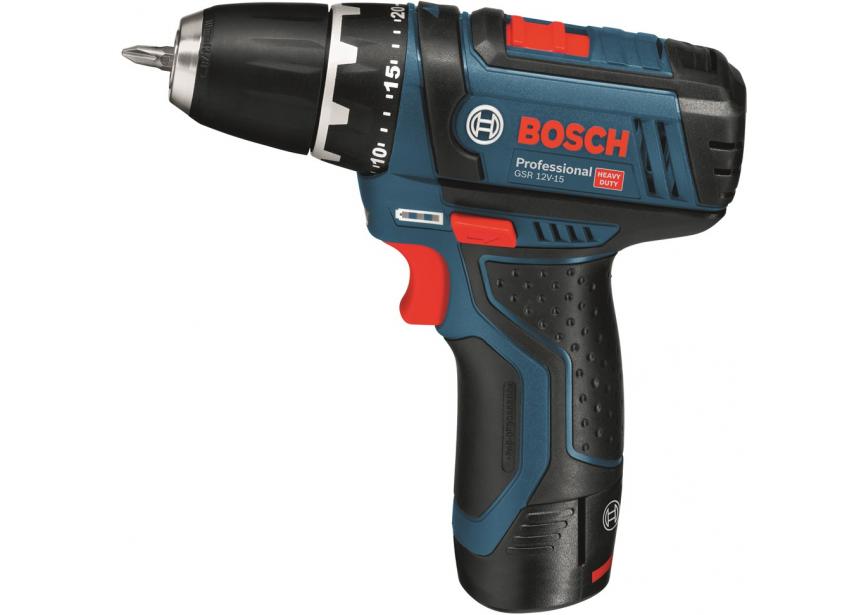 Bosch GSR 12V-15 accu schroefboormachine (2x2.0Ah) (0.601.868.109) L-Boxx