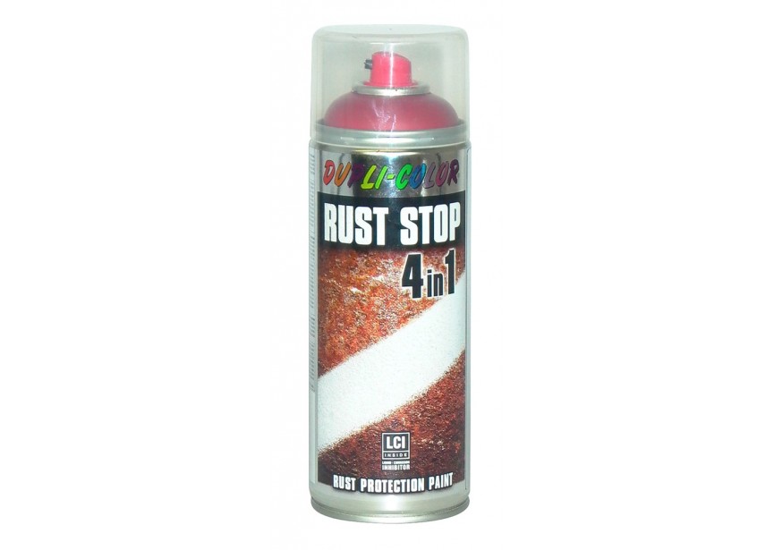 Spuitbus Roest-stop 4in1 karmijnrood RAL3002 400ml