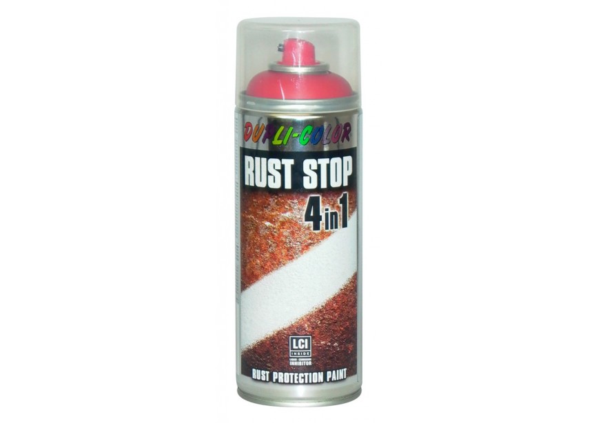 Spuitbus Roest-stop 4in1 vuurrood RAL3000 400ml