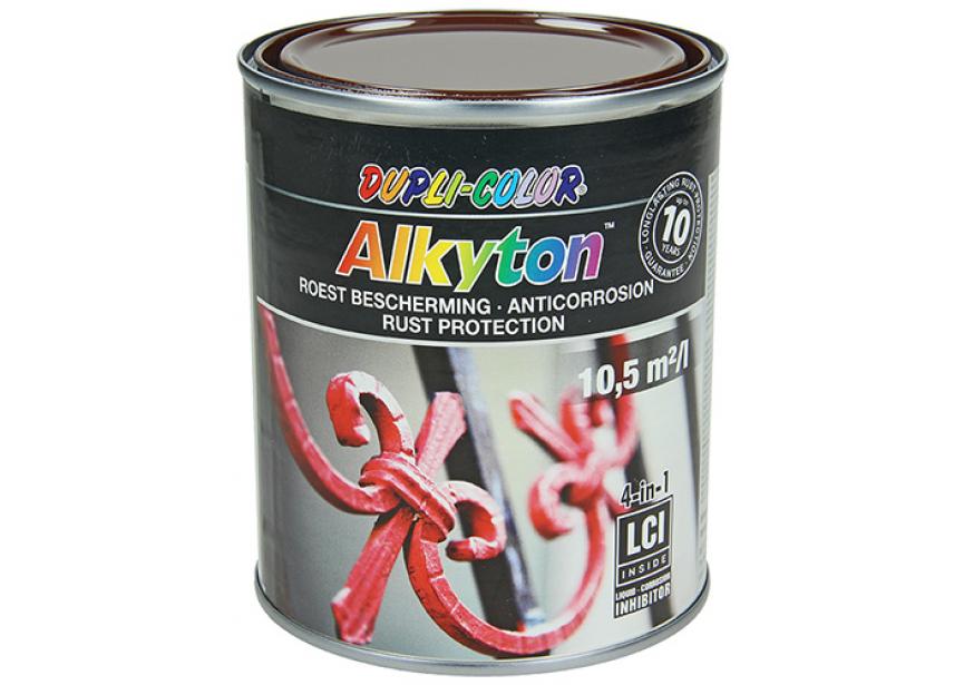 Verf DC Alkyton satijn chocoladebruin RAL8017 750ml