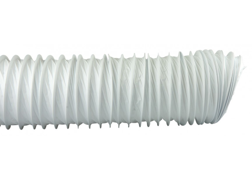 Flexibel RE PVC rekbaar Ø125x3m RAL9010