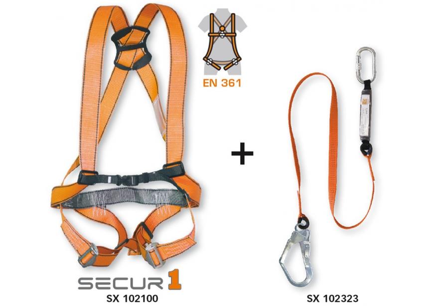 Veiligheidsharnas Kit 1 stellingwerker SECUR-SET 1 Securx (SX 102801)