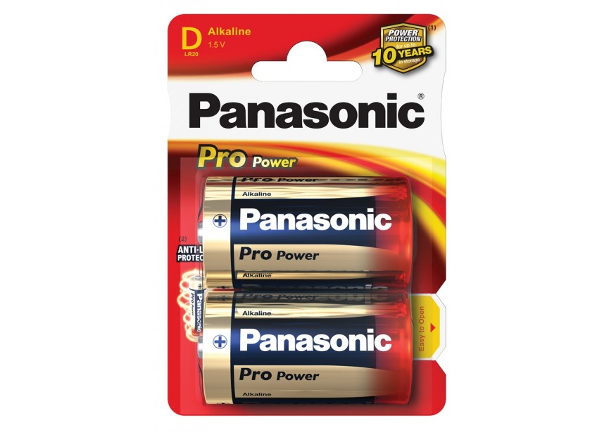 Batterij Panasonic D LR20 pro power (1bli/2bat)